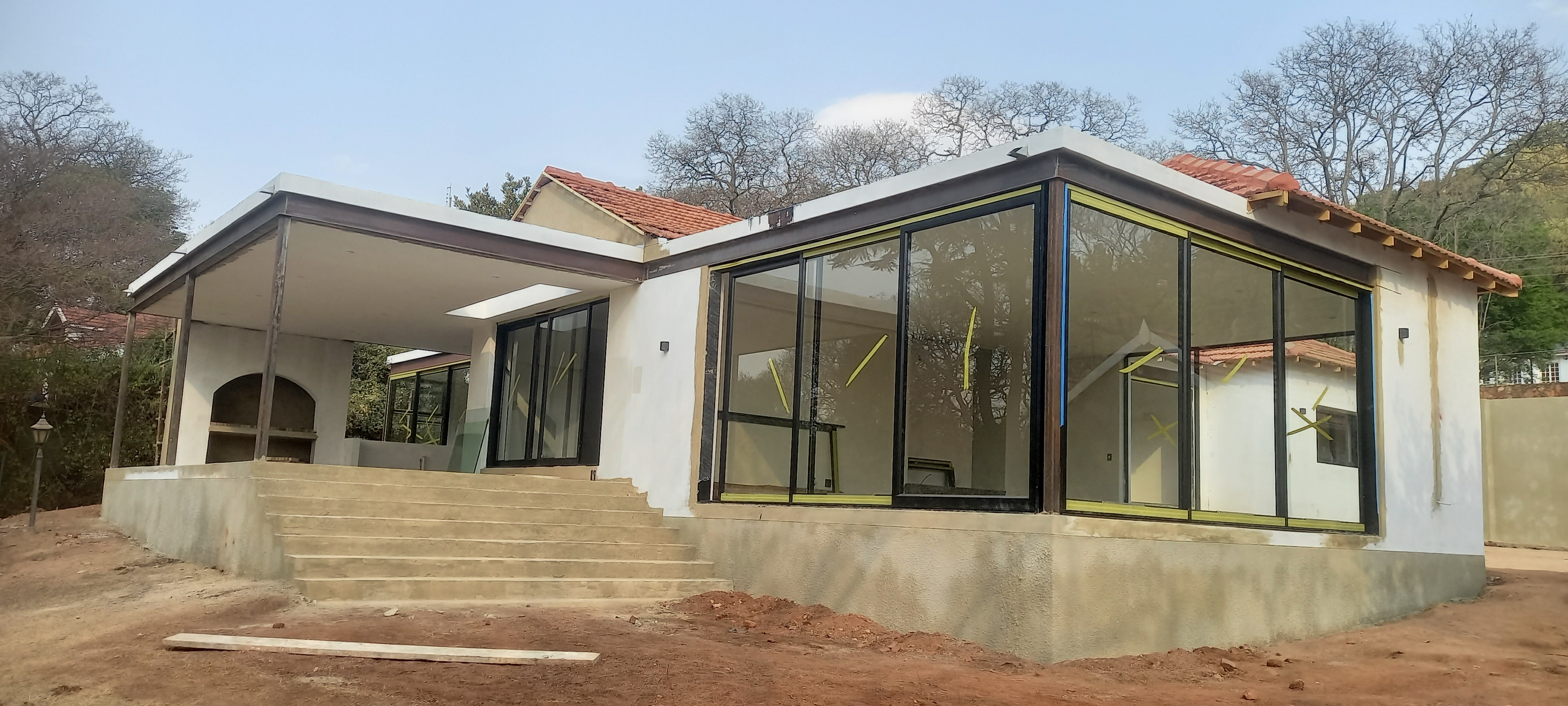 Finished Modern Home in Westcliff after renovations before finishing touches